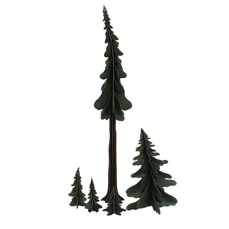 Holzbausatz Baum Tannenbaum DAMASU Holzkunst aus dem Erzgebirge