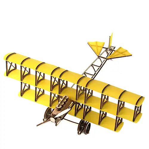 Flugzeugmodell Holzbastelset DAMASU-Holzkunst. Holzkunst Modellbau Fahrzeugmodell Erzgebirge Bastelset basteln Bastelsatz DAMASU Holz Lasercut Volkskunst