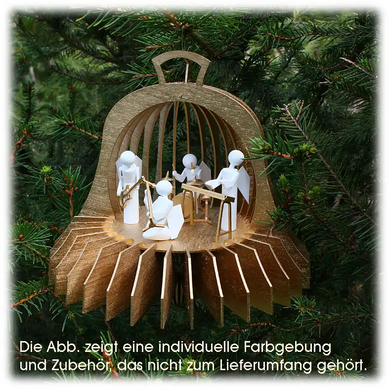 Holzbausatz Baumbehang Weihnachtsbaumschmuck DAMASU Holzkunst aus dem Erzgebirge